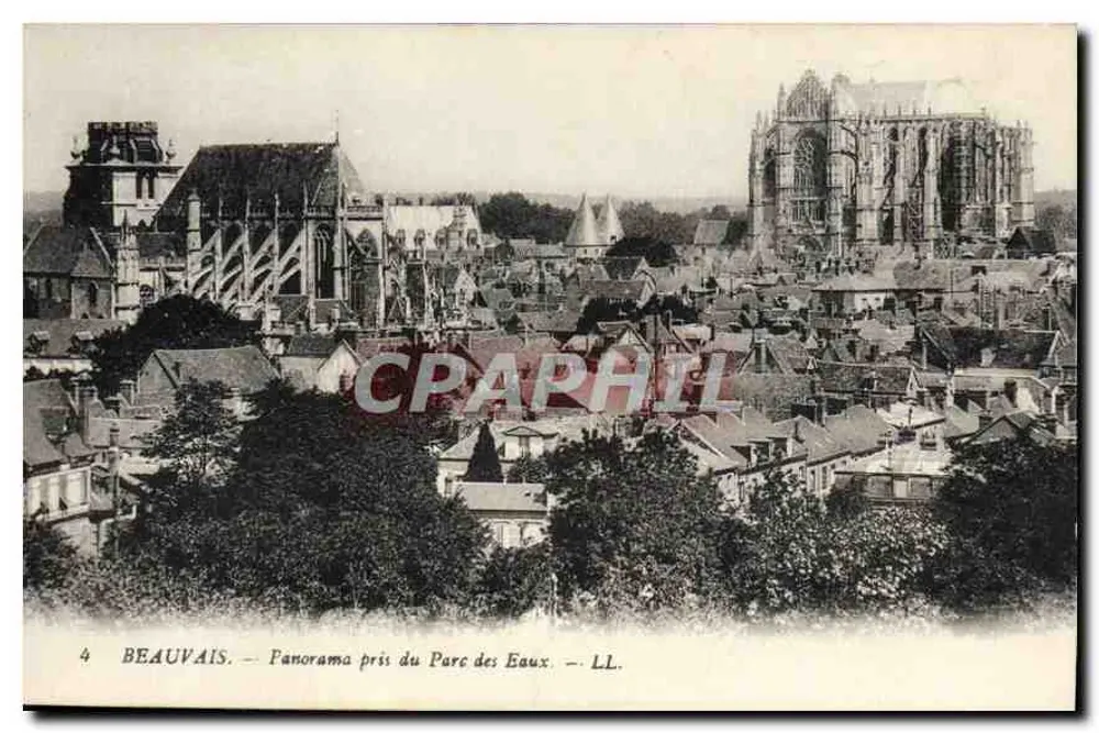 Beauvais — Panorama tirado do Parc des Eaux — LL. n°4 - Frente