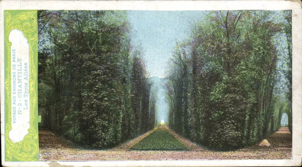 Die Drei Alleen — Chantilly — Sammlung Chocolat de Lespaul-Havez - Vorderseite