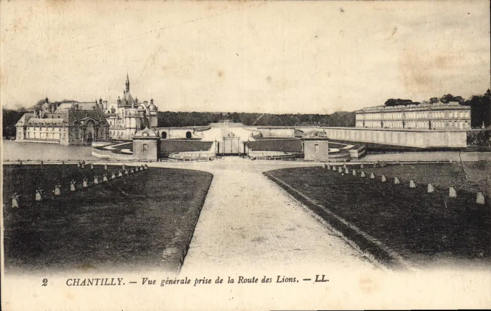 Chantilly — Allgemeiner Blick von der Route des Lions — LL. - Vorderseite