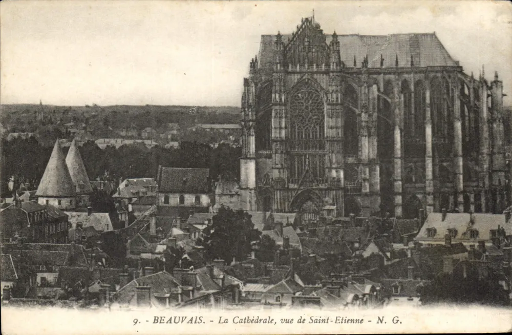 Beauvais - Die Kathedrale, Ansicht von Saint-Etienne - N. G. - Vorderseite