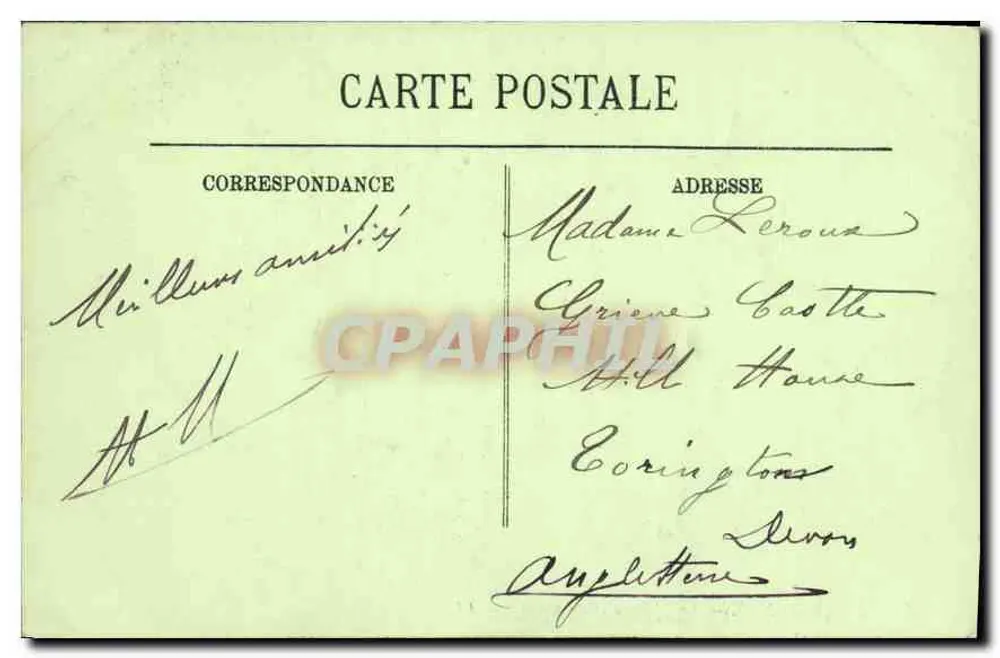 Pierrefonds — O Castelo (Lado Oeste) — LL. - Verso
