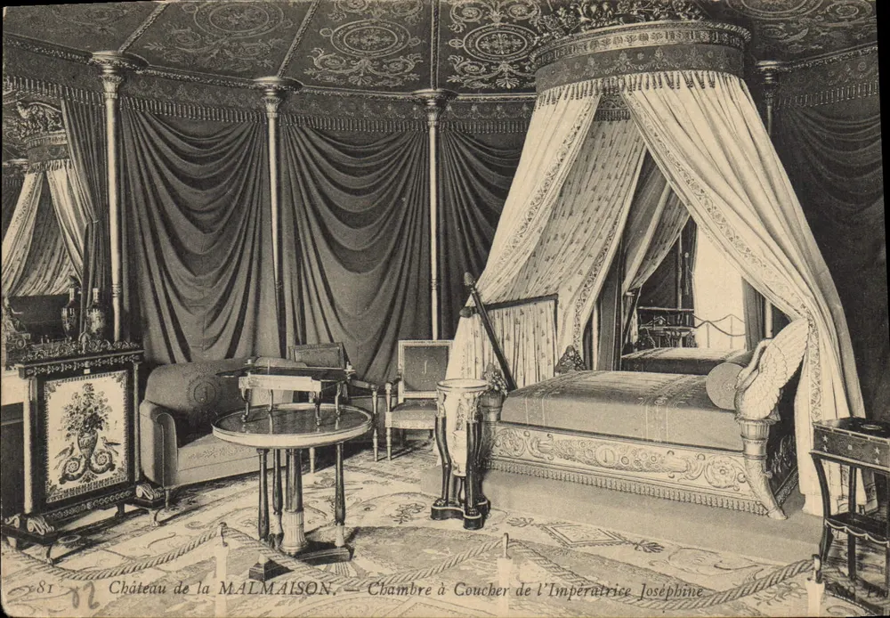 Schloss la MALMAISON — Schlafzimmer der Kaiserin Joséphine - Vorderseite