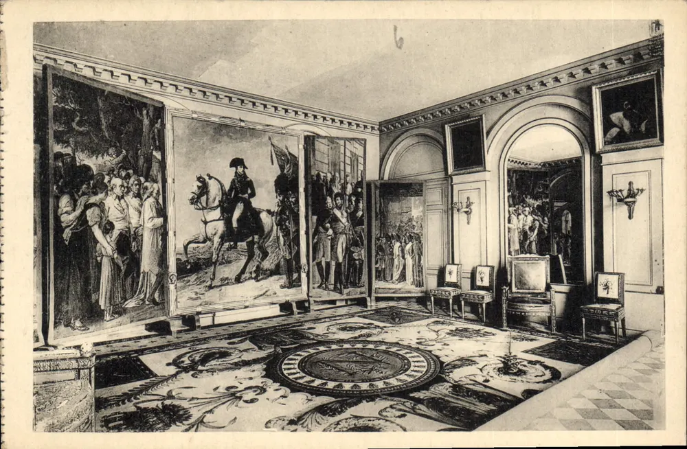 Castelo de Malmaison — O Salão das Tapeçarias — Edição dos Museus Nacionais - Frente