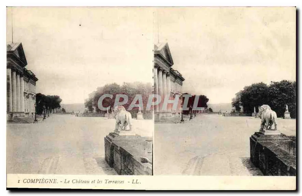 Compiègne - O Castelo e as Terras - LL. - Frente