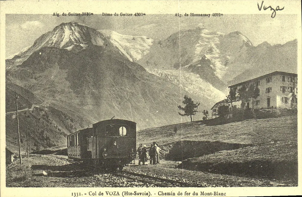 Col de Voza (Haute-Savoie) — Mont-Blanc-Bahn — Édito-Service S.A. Nr. D2 465 07 - Vorderseite
