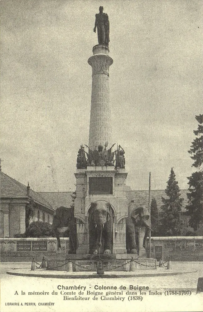 Chambéry - Coluna de Boigne — Livraria A. Perrin, Chambéry - Frente