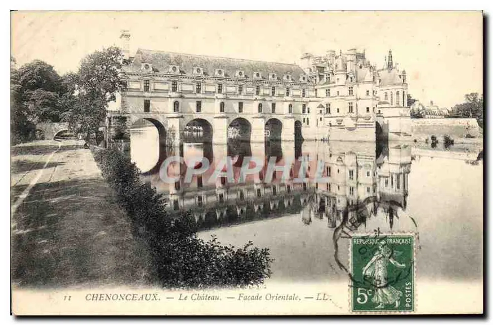 Chenonceaux — O Castelo — Fachaça Oriental — LL - Frente