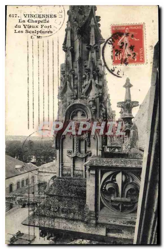 Vincennes — Die Kapelle des Alten Schlosses und ihre Skulpturen — E. M. - Vorderseite