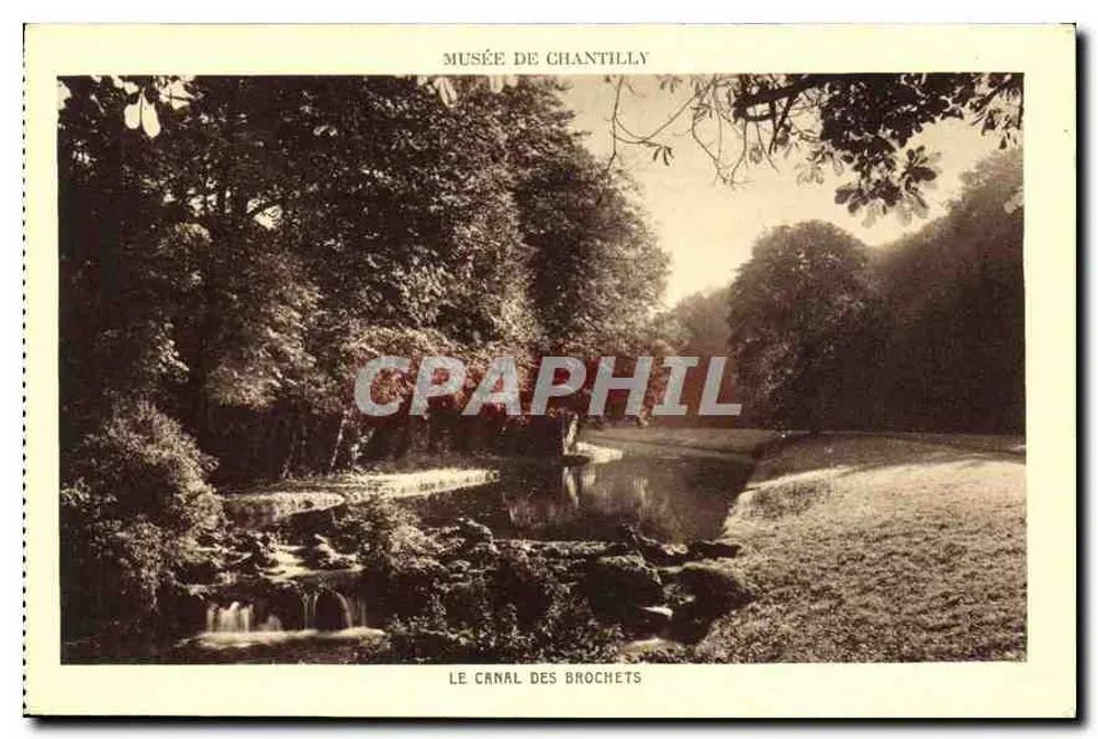 Museu de Chantilly — O Canal dos Brochets — Braun & Cie, Paris - Frente