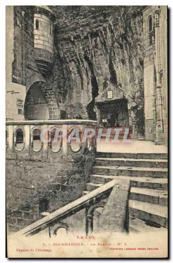 Rocamadour - O Pauvire — Fototipia Larousse Frères Toulouse — N° 2 - Frente
