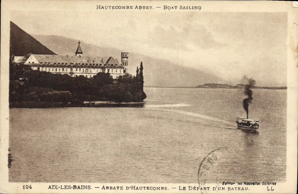 Hautecombe Abbey — Bootsfahrt — Edition Les Nouvelles Galeries, n°124 - Vorderseite