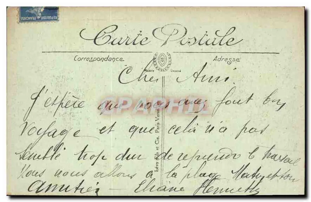 Boulogne-sur-Mer — Effetto di onde — L.I. — n°355 - Verso