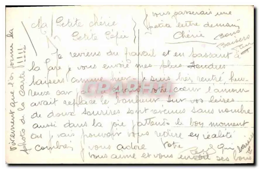 Liebespaar — La Marguerite a bien parlé — Verlag Noyer, Nr. 2980 - Rückseite