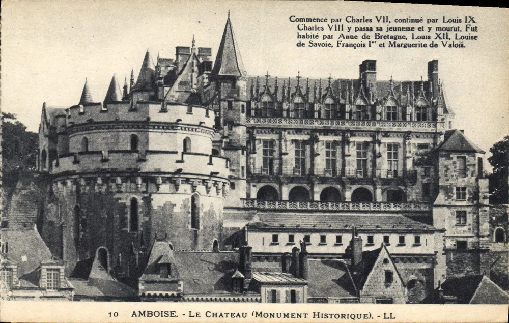 Amboise - O Castelo (Monumento Histórico) — LL, n°10 - Frente