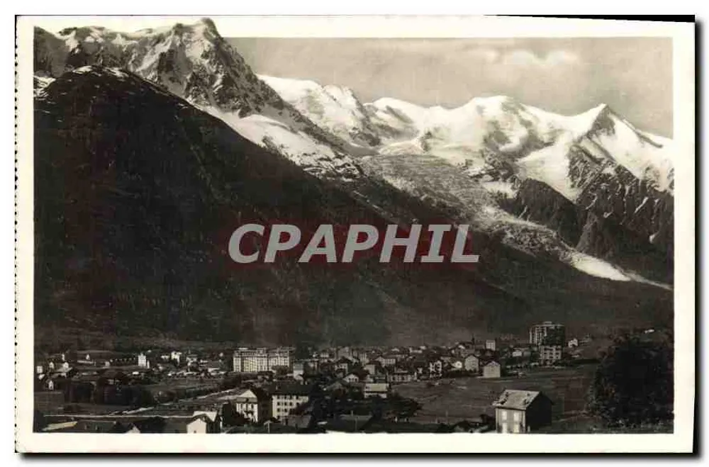 Chamonix-Mont-Blanc — Vista geral — Editor ND - Frente