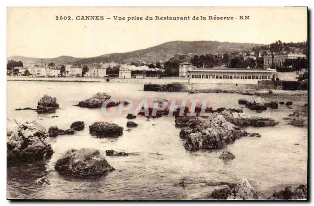 CANNES — Ansicht vom Restaurant de la Réserve - RM - Vorderseite