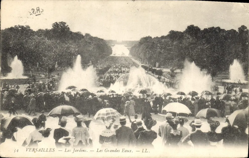 Versalhes — Os Jardins — As Grandes Águas — LL. - Frente
