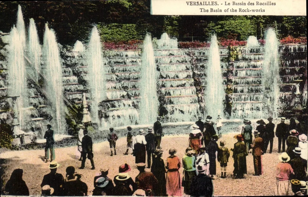 Versailles - O Bassin das Rocailles — Edição Cos, 9, rue Colbert, Versailles - Frente