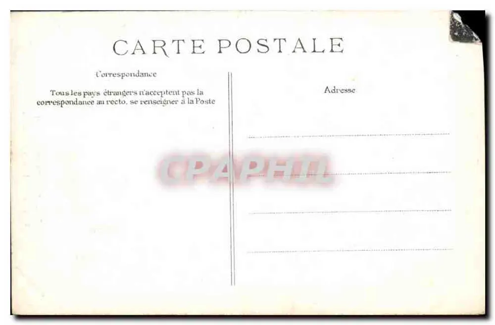 Tor zur Hotel des 16. Jahrhunderts — Fontainebleau — Verlag A. Sirois, Nr. 204 - Rückseite