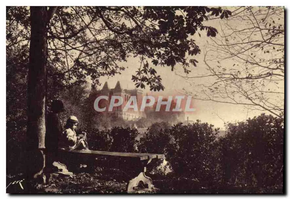 Ansicht des Schlosses Henri IV vom Nationalpark aus — Éditions Jové, Pau (B.P.) — Nr. 3 - Vorderseite