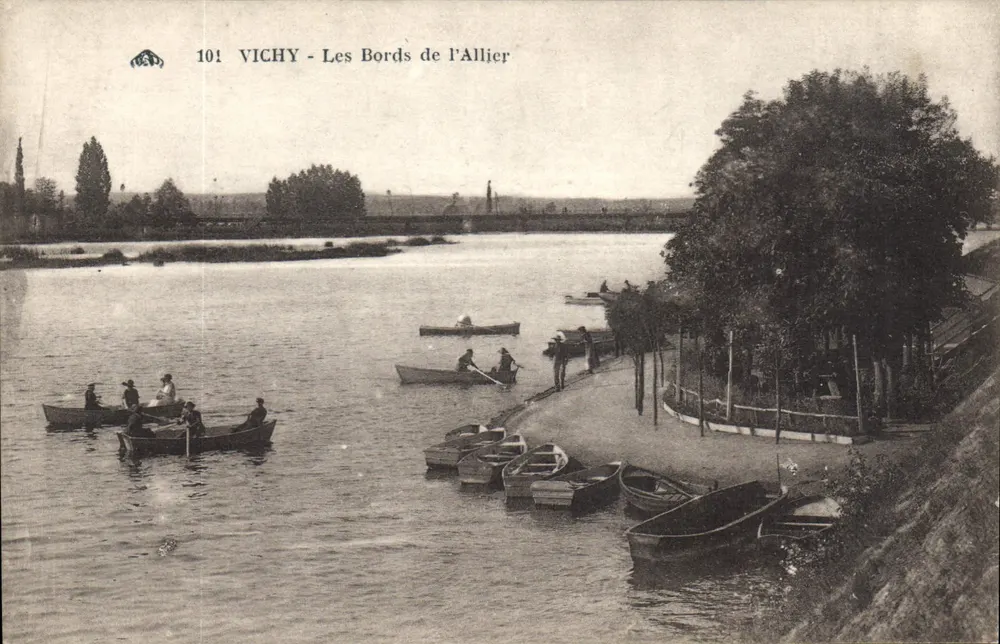 Vichy - As Margens do Allier — n° 101 - Frente