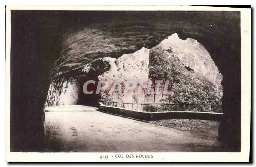 Col des Roches — vista do túnel — editor La Cigogne, Strasbourg - Frente