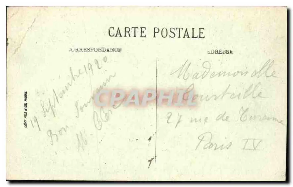 Pierrefonds — O Castelo (Lado norte) — LL - Verso