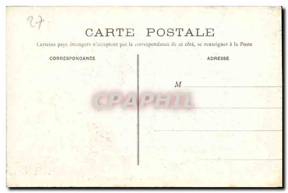 Louviers — Interior da Igreja — Livraria Barbier em Louviers - Verso