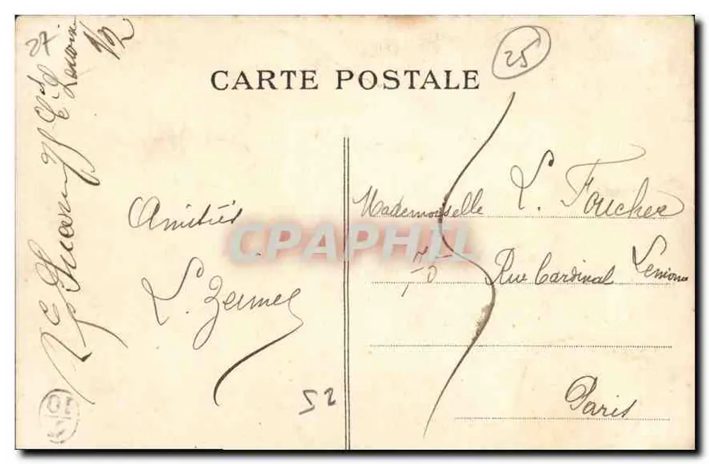 Gisors – Tour du Prisonnier — C.L.C. — Imp. Lith. A. Darlot - Rewers