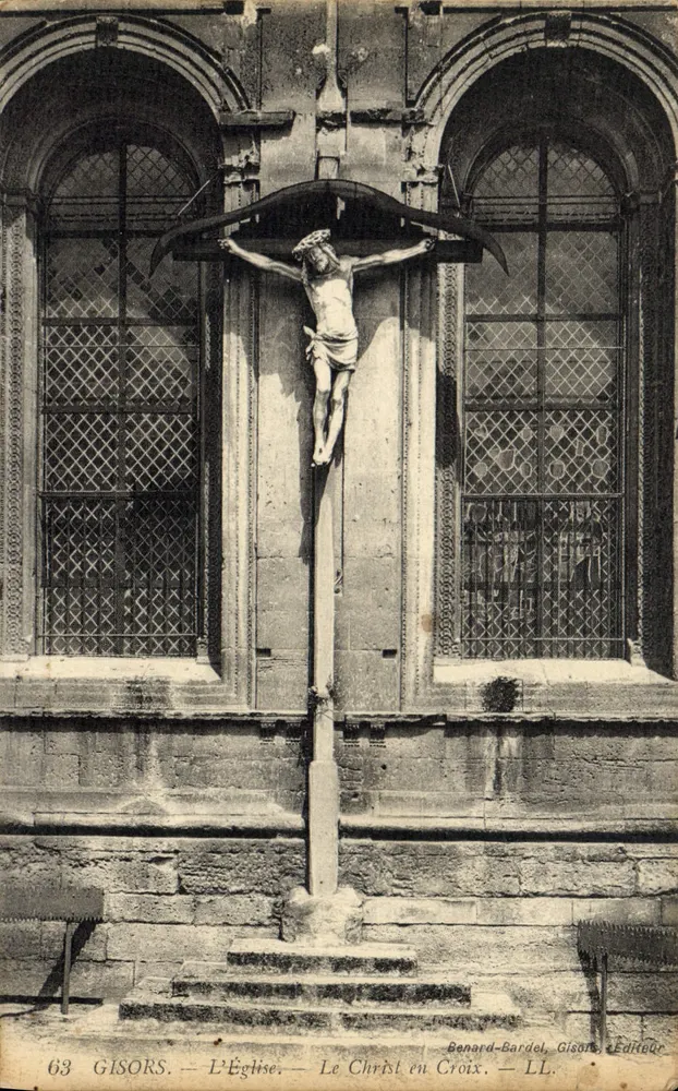 Gisors — Die Kirche — Christus am Kreuz — Benard-Bardel, Gisors, Verleger — n°63 - Vorderseite