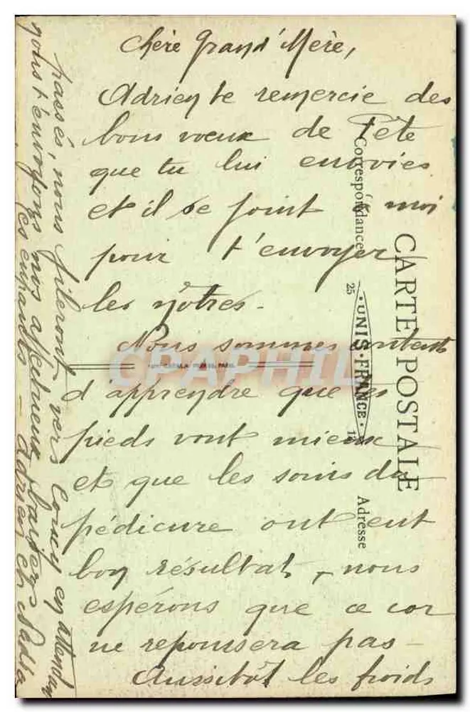Corpo de Guarda visto do Donjon — Gisors (Eure) — J. Bourgeix, livreiro-editor, Gisors - Verso