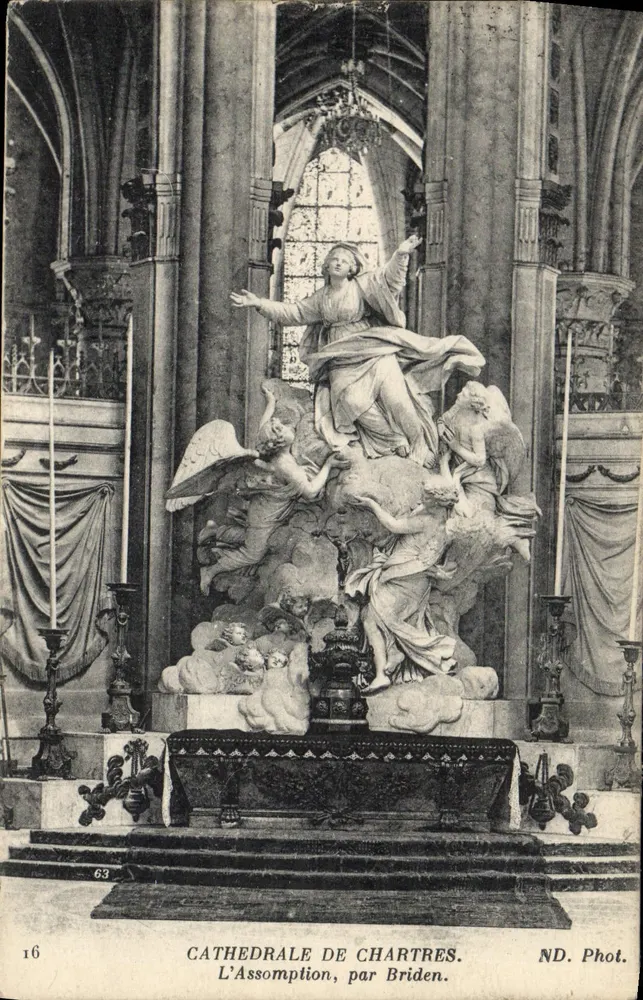 Catedral de Chartres — A Assunção, por Briden — ND. Fot. - Frente
