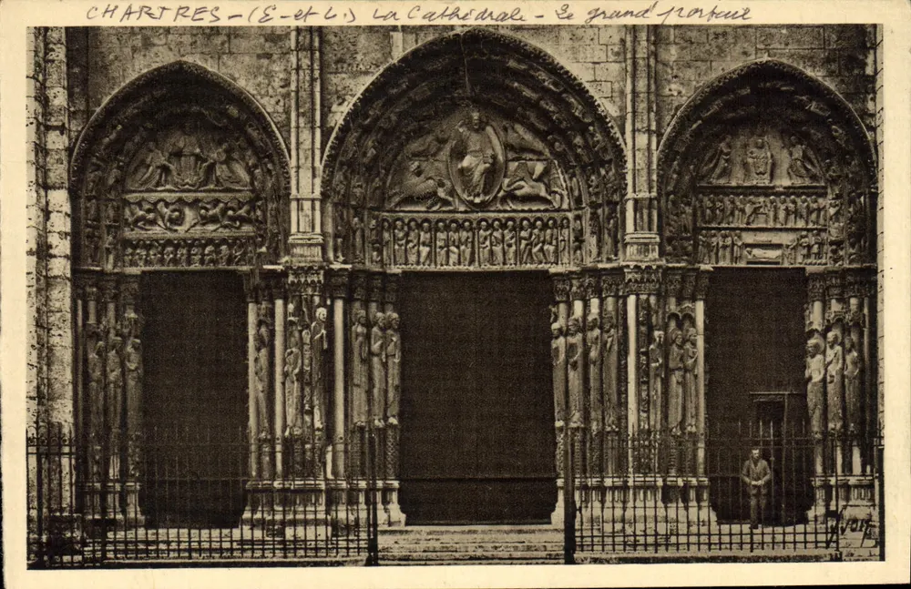 Chartres (Eure-et-Loir) - La Cathédrale - Le Grand Portail - Vorderseite