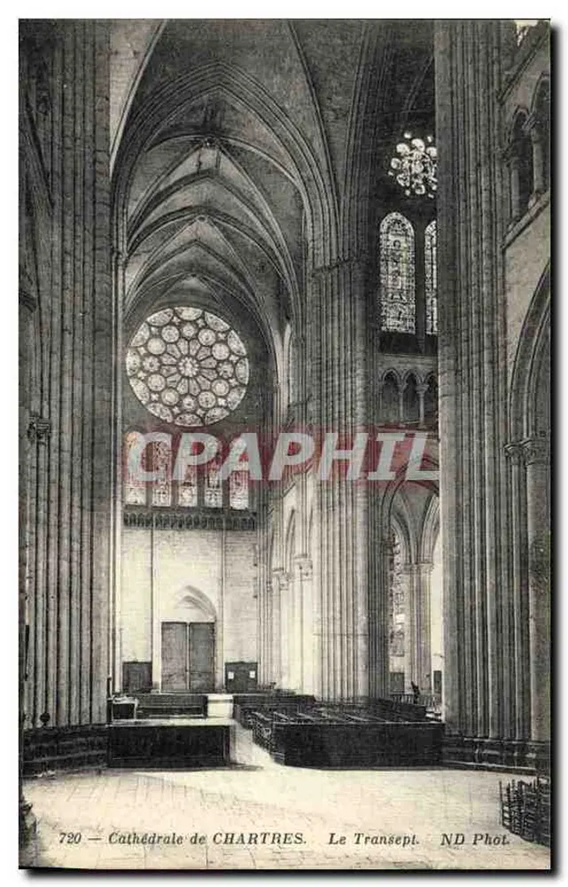 Catedral de Chartres — O Transepto — ND Fot. - Frente