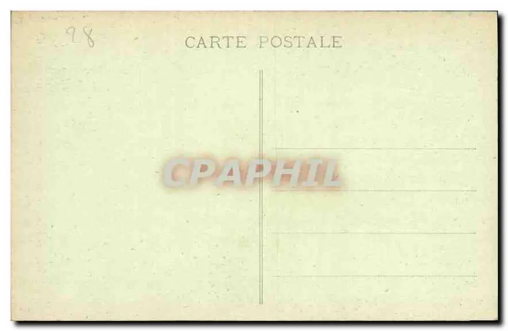 Catedral de CHARTRES (E.-et-L.) — Alero de la ventana lateral derecha — Portal Norte — Fonceville, editor, Dreux, n.º 309 - Reverso