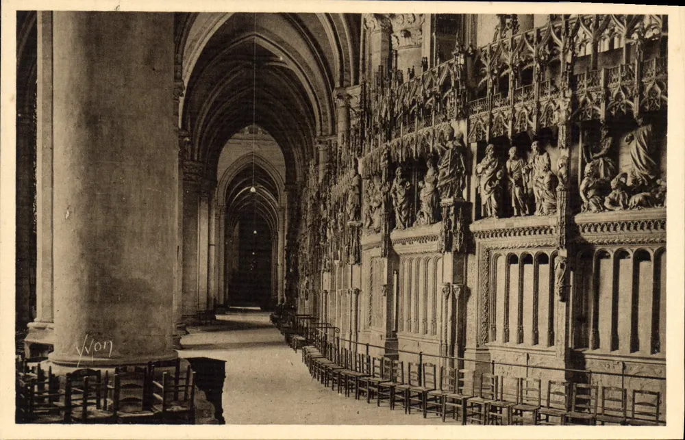 Chartres (Eure-et-Loir) — Innenansicht der Kathedrale — Le Déambulatoire — Éditions d'Art YVON - Vorderseite