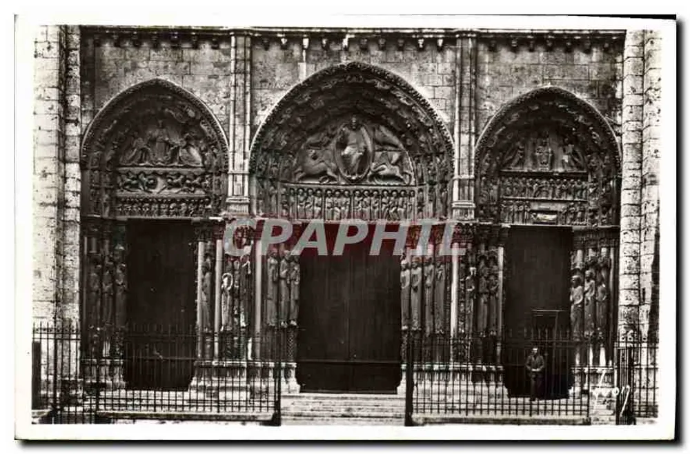 Chartres (Eure-et-Loir) — Die Kathedrale — Der Große Portal - Vorderseite