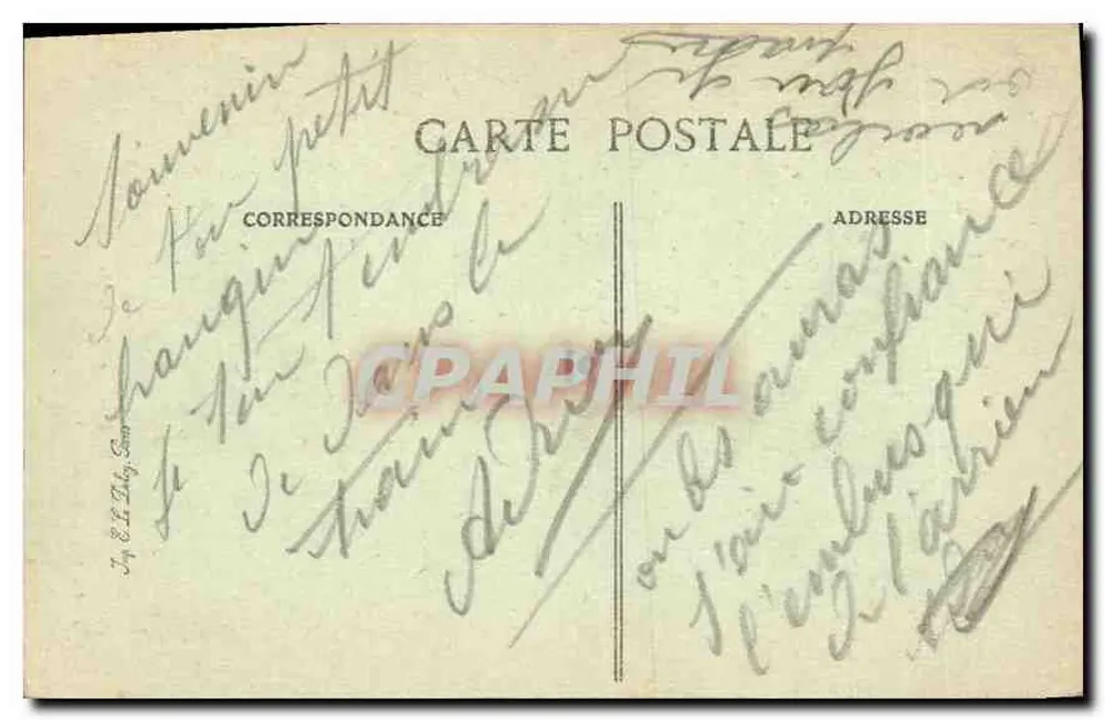 Chartres — A Catedral — Imp. E. Le Deley, Paris - Verso