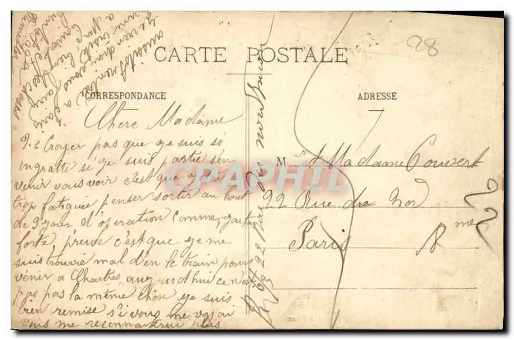 Chartres - De Poort Guillaume - N.G. - 66 - Achterkant