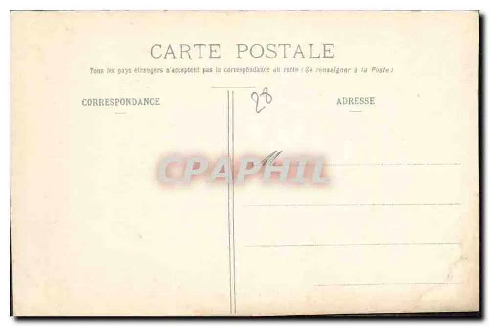 Chartres - Portale sud della Cattedrale — Ch. Foucault, editore, Dreux - Verso