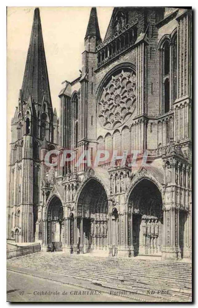 Cattedrale di Chartres — Portale sud — ND Phil - Recto