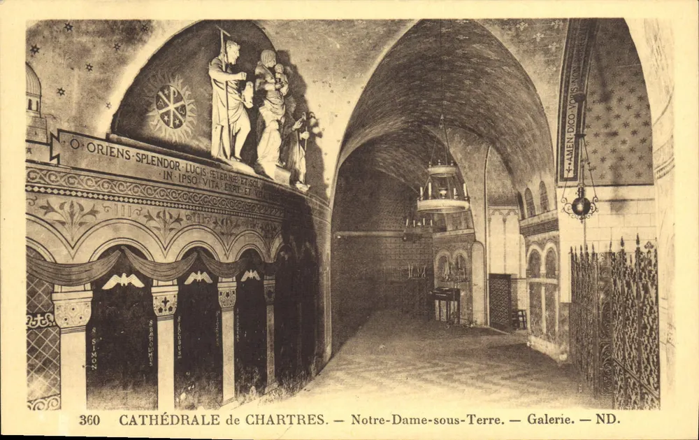 Kathedrale von Chartres — Notre-Dame-sous-Terre — Galerie — ND. — N° 360 - Vorderseite