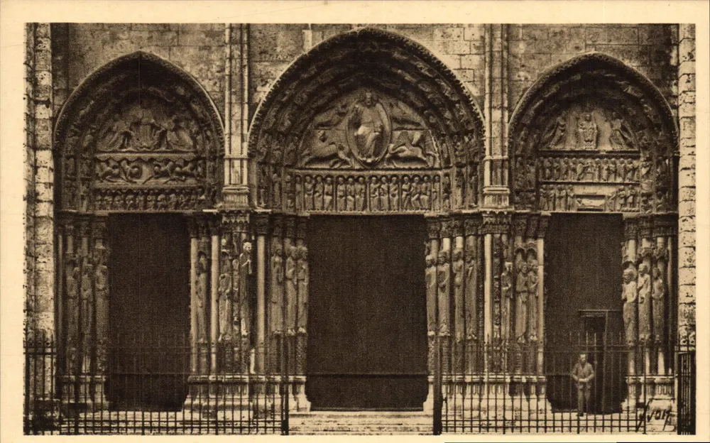 Chartres (Eure-et-Loir) — Die Kathedrale - Der Große Portal — Les Éditions d'Art YON - Vorderseite