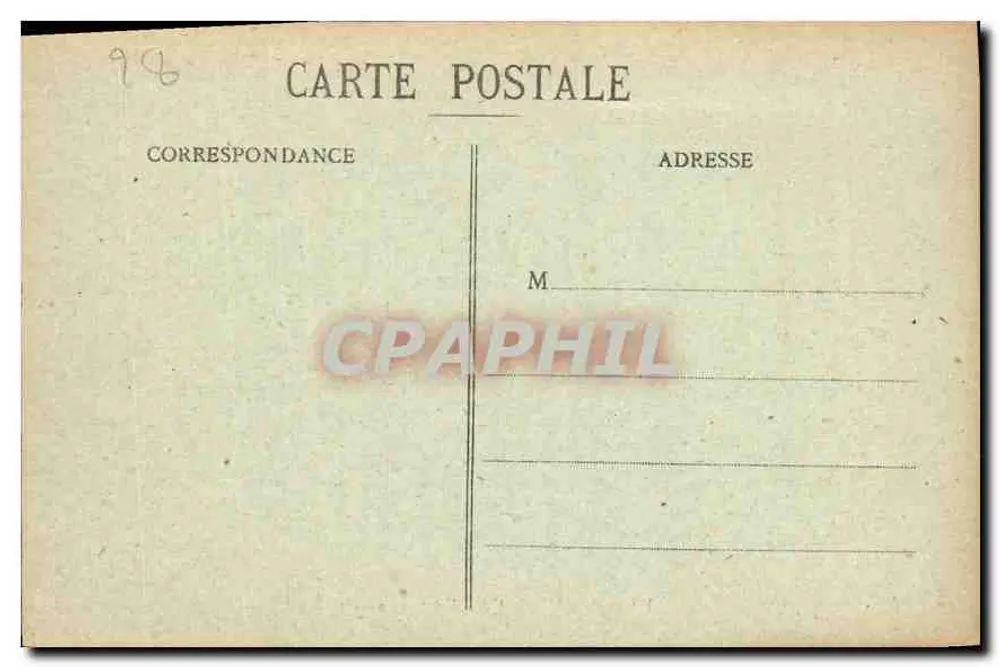 Castelo de MAINTENON — Um canto do Parque — Mme Rousseau, editora, Maintenon - Verso