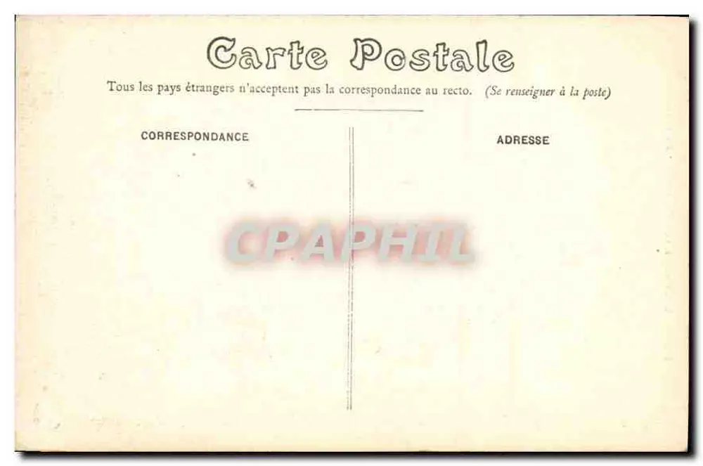 Chartres visto de cima. — A Catedral — NG 197 — Editor: Charles Gallois - Verso