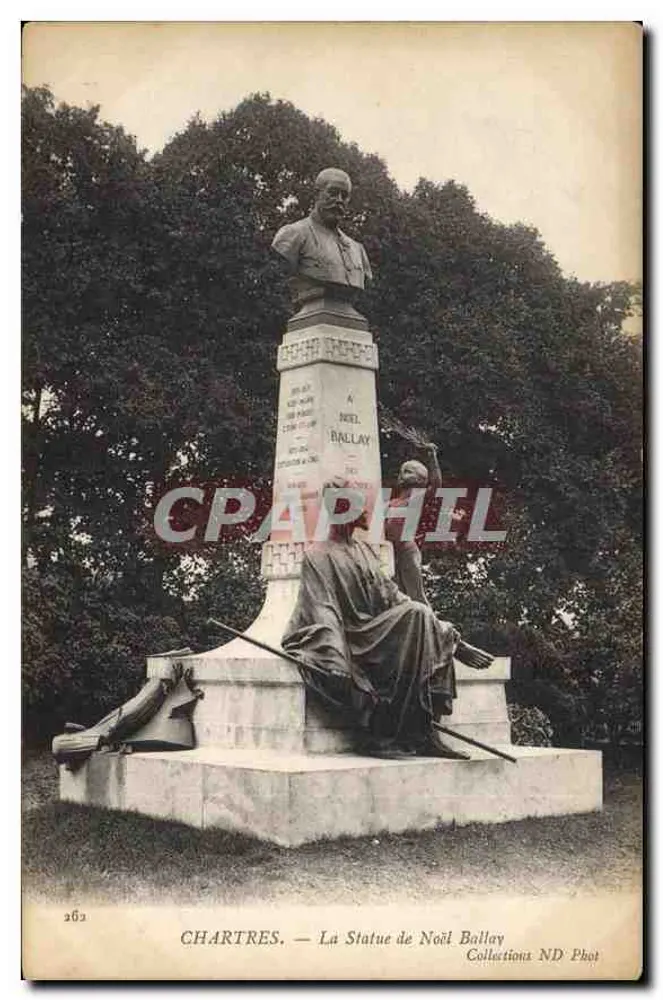 चार्ट्रज़ — नोएल बॉले की प्रतिमा — एनडी फोटो कलेक्शन - आगे