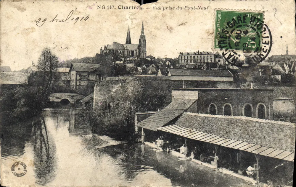 Chartres — Vue prise du Pont-Neuf — Éditeur NG 147 - Vorderseite