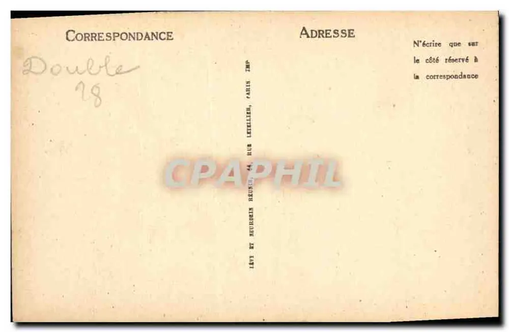 Catedral de CHARLRES — A Nave e o Coro — ND - Verso