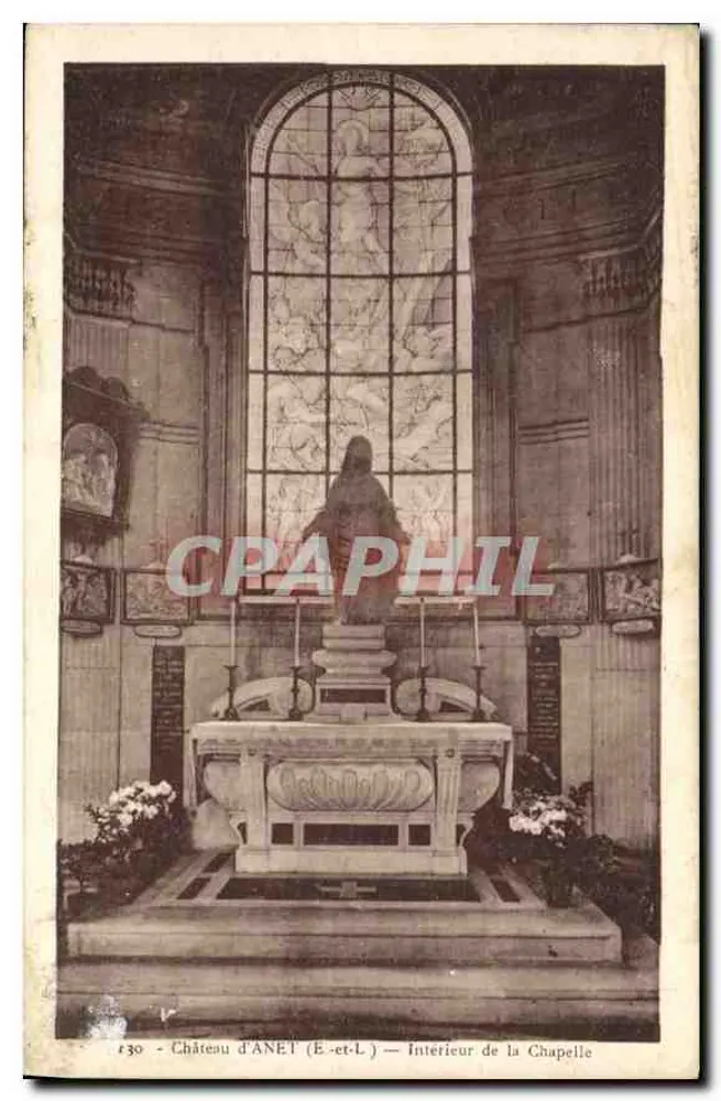 Castelo de ANET (E-et-L) — Interior da Capela - Frente