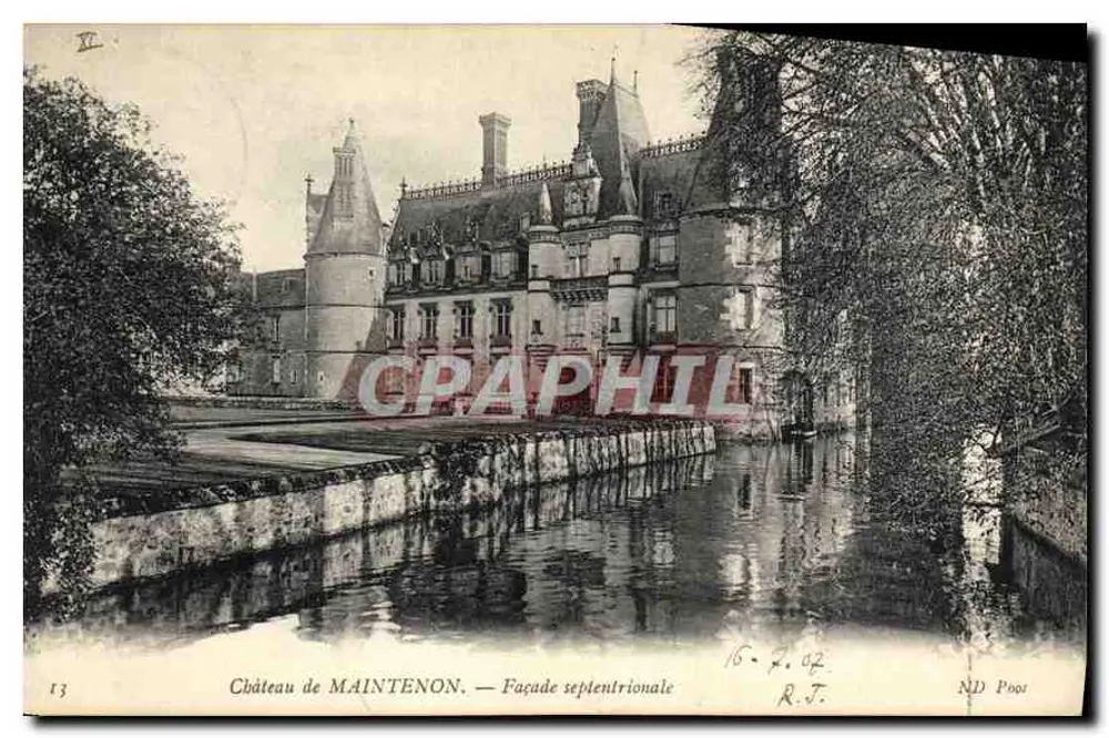 Castillo de MAINTENON — Fachada septentrional — R.T. (editor) - Anverso